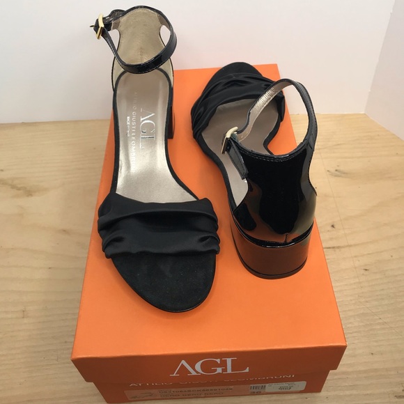 Attilio Giusti Leombruni Black Dressy Sandal - Picture 3 of 5